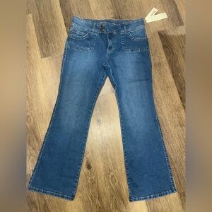NWT No Boundaries Women's Bootcut Jeans - Medium Blue Wash